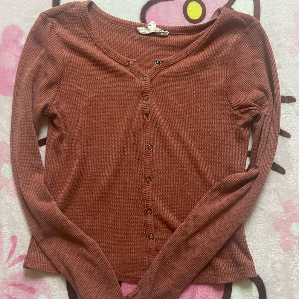 ❌SOLD Rust Knit Long Sleeve